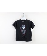 Vintage 90s Streetwear Boys 6-8 Distressed The Toledo Zoo Wolf Tribal T-... - $367.41 MXN