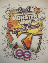 Monster Truck Jam World Finals XI 11 2010 Hot Rod Derby Souvenir T Shirt XL - $14.84