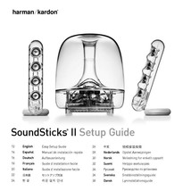 Harman Kardon Soundsticks 2  Speakers Owners Manual - $22.24