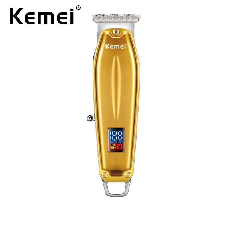 Rechargeable electric mini hair clippers men cordless metal body finishing hair cutting thumb200