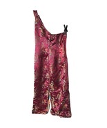 Laogudai Red Satin Chinese Qipao Dress Dragon Brocade One Shoulder Size XL - $77.42 CAD