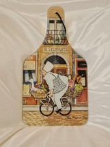 Chef on Bike Cutting board by Betty Whiteaker - £18.06 GBP