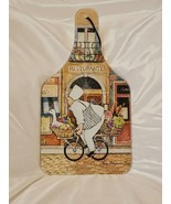 Chef on Bike Cutting board by Betty Whiteaker - $31.96 CAD