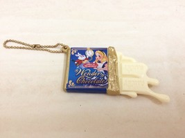 Disney Alice in Wonderland White Chocolate Keychain. Sweet Theme. RARE - £14.16 GBP