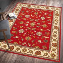 Classical Hand Tufted Rug Made of 100% Soft Blended Wool Persian Carpets for Liv - £218.51 GBP