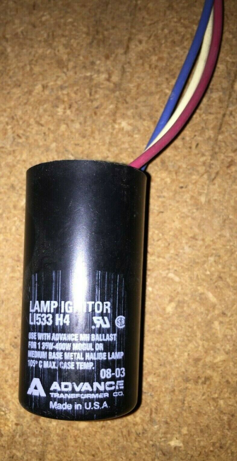 Advance Transformer LI533 H4 Lamp Ignitor Pulse Start 35-450W - $23.75