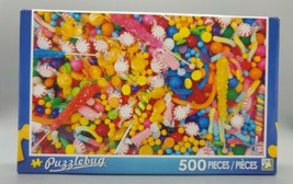 PUZZLE Candy Mania 500 Pieces Puzzlebug 18.25&quot;x11&quot;  ~ Candies New. Sealed! - $14.95