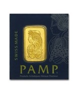 PAMP Suisse 1 Gram Gold Bar 999.9 Of Fine Gold - £169.02 GBP