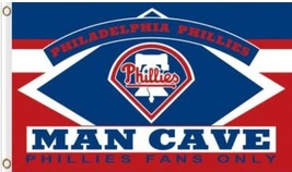 Philadelphia Phillies Man Cave flag 3X5Ft Banner USA Polyester  - $20.00