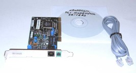 Broadcom D-1156IVB2/B1 Data/Fax PCI Modem 56Kbps PCI Bus (Plug &amp; Play) V.92 - £10.22 GBP