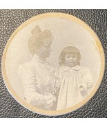 Victorian Photograph Of A Mother And Young Daughter  - £5.97 GBP
