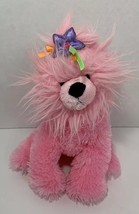 Gund Plush Tulip Pink Puppy Dog 320214 purple flower green orange stuffed animal - £6.21 GBP