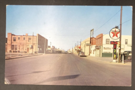 Vintage US Hwy 80 Through Pecos TX Texas Texaco Baxtone Postcard - $9.49