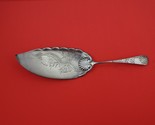Chrysanthemum by Gorham Sterling Silver Fish Server Bright-Cut 10 3/4&quot; S... - $226.71