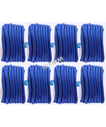 (8) Blue Double Braided 1/2&quot; x 15&#39; HQ Boat Marine DOCK LINES Mooring Rop... - £83.60 GBP