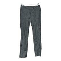 Theory Womens Black/Gray Denim Low Rise Cotton Silk Blend Pants Size 4 - $23.75