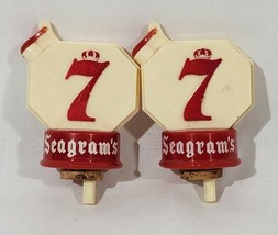 Vintage Plastic Bottle Toppers Whiskey Seagram&#39;s 7 Octagon Pourer Spout ... - $12.86