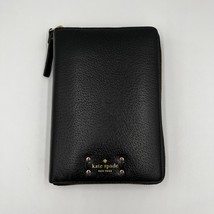 Rare Kate Spade Wellesley Zip Around Personal Organizer Black NEW - £192.89 GBP