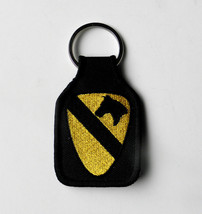 US ARMY 1st CAVALRY DIVISION EMBROIDERED KEY CHAIN KEY RING 1.75 X 2.75 ... - £4.41 GBP