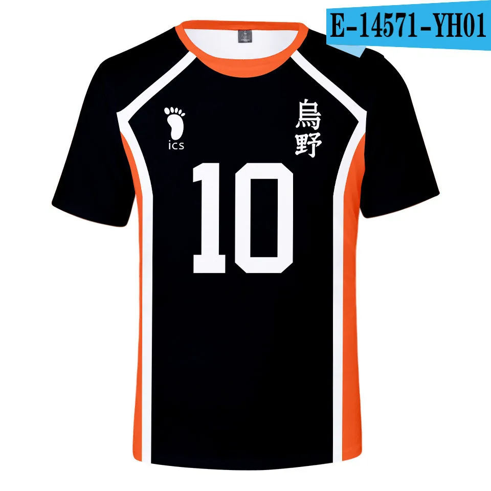 Summer New Hinata Shoyo Shadow Mountain Tobio T-shirt Cosplay Costume Karao Club - £137.80 GBP