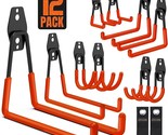 Garage Hooks, 12 Pack Wall Storage Hooks With 2 Extension Cord Storage S... - £43.15 GBP