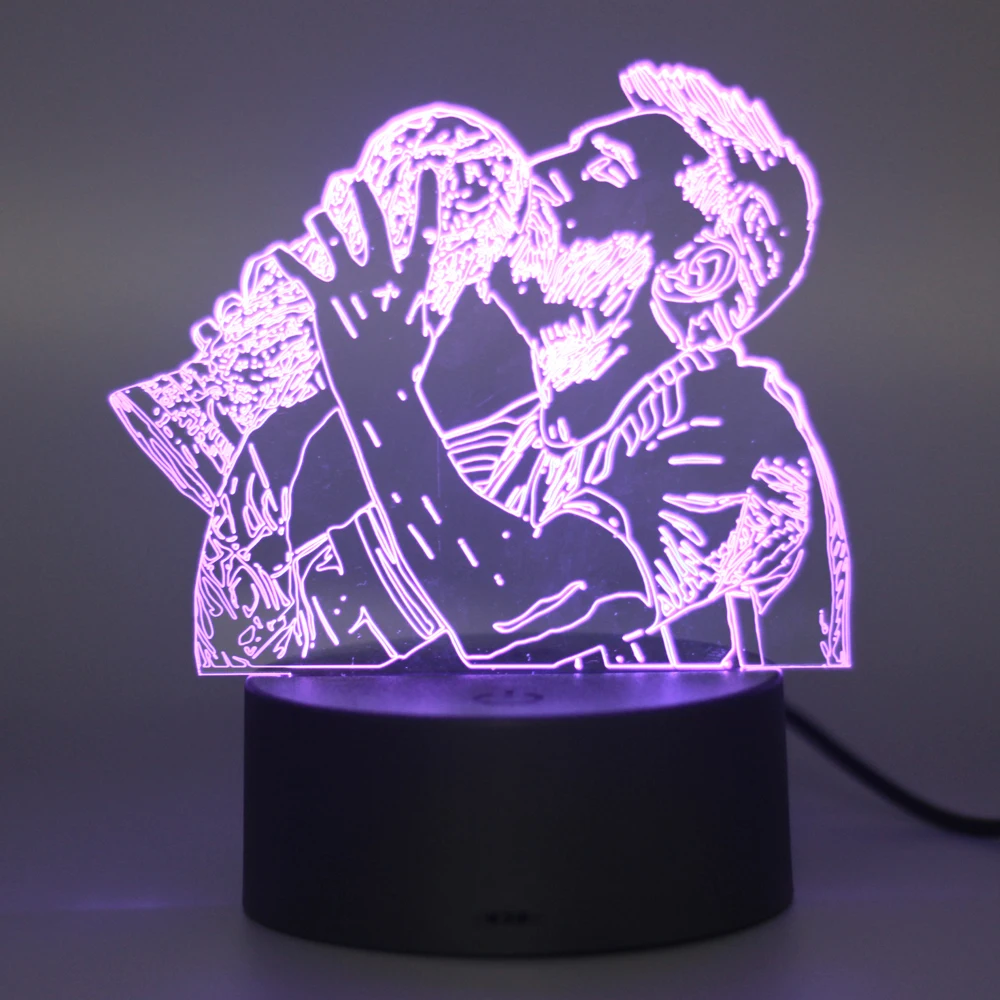 3D Illusion Night Light Messi 7 Color/16 Color Gradient Touch Switch LED... - $7.93