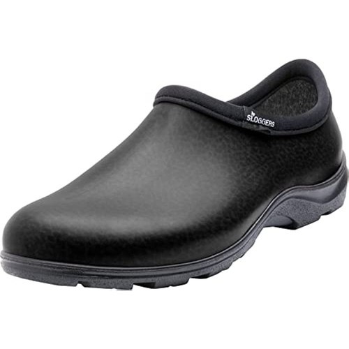 Sloggers Men&#39;s Waterproof Comfort Shoe Leather Print Black SIZE 11 - $46.47