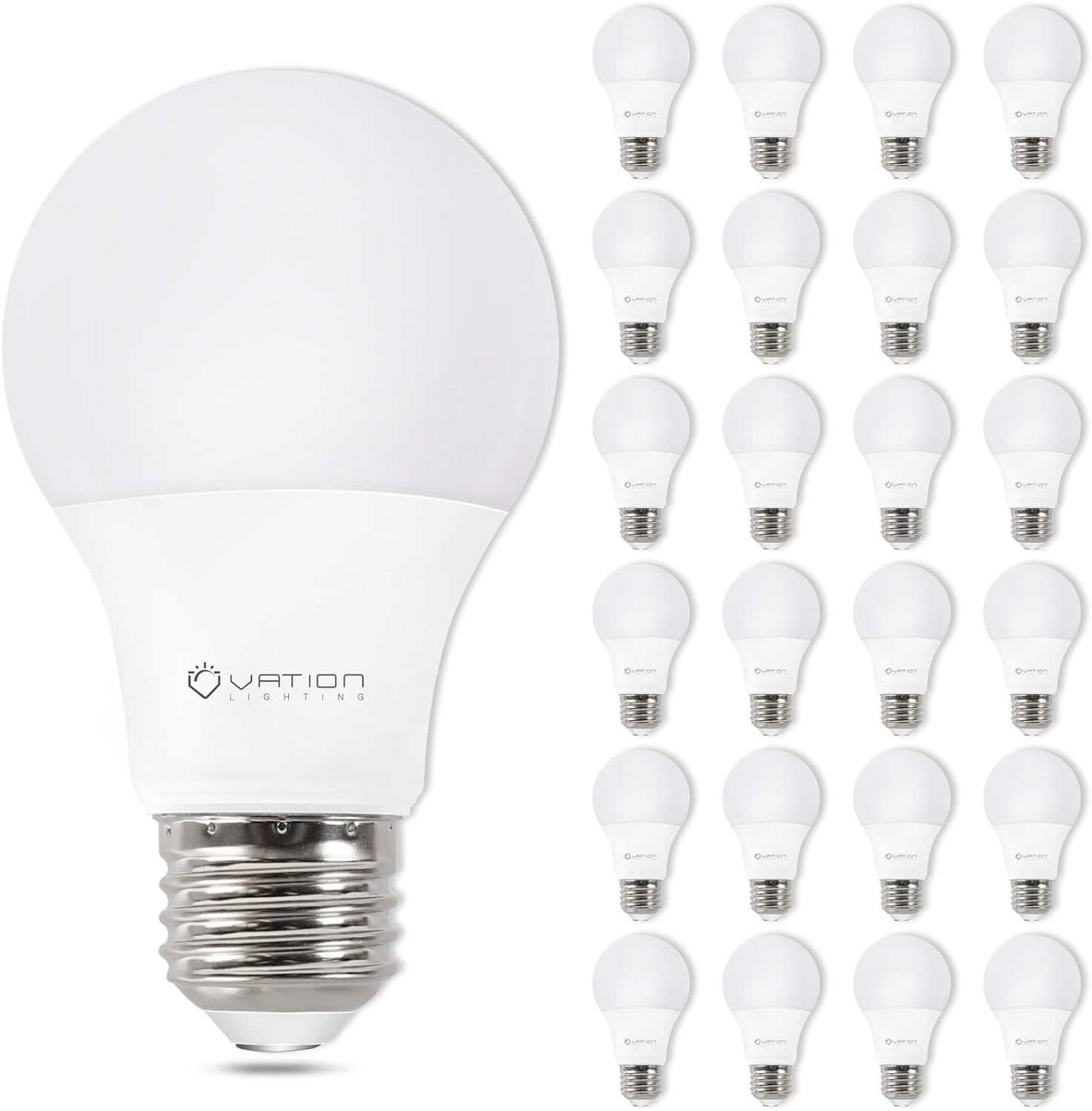 A19 4000K Led Light Bulbs Neutral White, 60 Watt Equivalent, Efficient, ... - $32.96