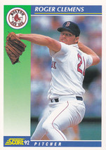 1992 Score Roger Clemens #21 Boston Red Sox - £1.39 GBP