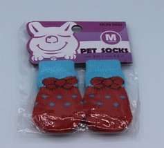 Dog Socks - Nonskid - Medium - Red Bow Tie - $6.79
