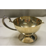 Vintage Nickle Silver Footed Gravy Bowl Boat K S Co C635 Initials MLM 5-... - €33,76 EUR