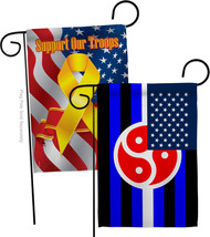 US BDSM rights - Impressions Decorative Support Our Troops Garden Flags Pack GP1 - £24.75 GBP