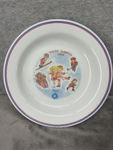 Vintage 1984 Campbells Winter Olympics Official Soup Plate Skiing Skatin... - $14.38