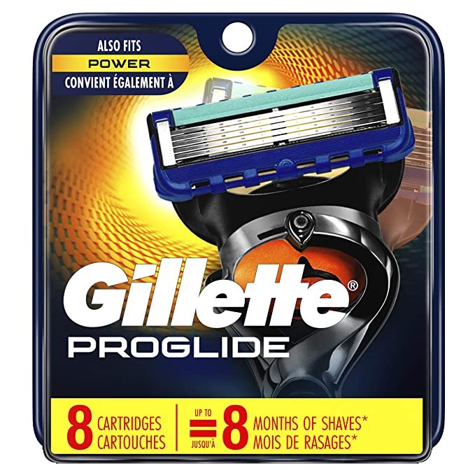 gillette proglide mens razor blade refills cartridges, 8 ct