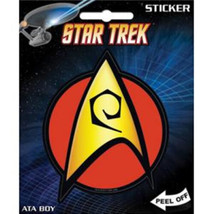 Star Trek Classic TV Series Engineering Logo Peel Off Sticker Decal, NEW... - £3.15 GBP