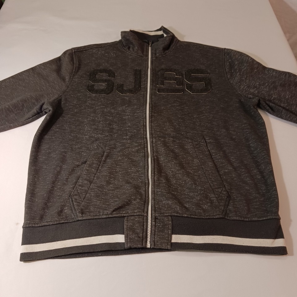 Sean John Full Zip Men's Cotton Blend Gray Classic Jacket Pockets Size 2XL Item image 8