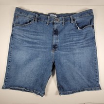 Wrangler Shorts Size 48 Men&#39;s Blue Relaxed Fit Straight Denim Jean Chino Outdoor - £11.16 GBP