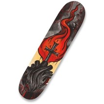 Black Heart Maple 8.75&quot; Skateboard Skate Deck Tattoo Artist Black Market Art NWT - £46.12 GBP