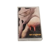 Aerosmith Get a Grip Cassette Tape Rock Music 1993 Steven Tyler Cow Utters Cover - £7.01 GBP