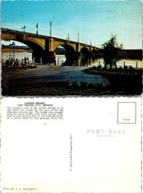 Arizona Lake Havasu City London Bridge Late Afternoon Arizona Sun VTG Postcard - £7.51 GBP