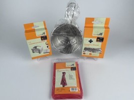 Ace Camp Pocket Stove Collapsible &amp; Pan Set With Emergency Poncho &amp; Blanket NEW - £11.42 GBP