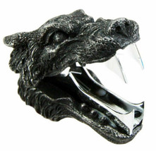 Werewolf Head Staple Remover Desktop Office Stationery Essentials Wolf Figurine - £12.63 GBP