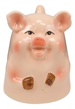 Topsy Turvy Animal Farm Sty Oink Pink Pig Ceramic Coffee Mug Drink Cup 11oz - $18.99