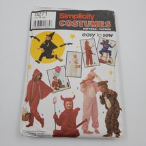 Simplicity Sewing Pattern 8271 Cut Pull on Jump Suit Costumes 6 Styles 22 Pieces - £5.44 GBP