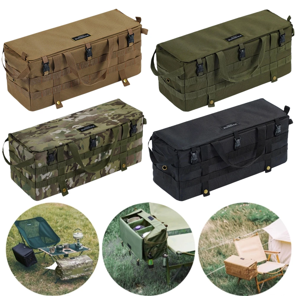Waterproof Oxford Cloth Tactical Range Bags Hanging Pocket Molle Case Pack - £17.27 GBP+