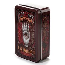 Tarot cards DelToro fortunetelling magik divination cartomancy English Metal Box - $19.79