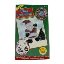 Shafaii Cozy Cut-Outs Applique Christmas Craft Santa With Toys No-Sew  - £10.88 GBP