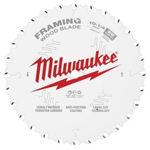 Milwaukee 48-40-1038 10-1/4-Inch 28-Tpi Carbide Framing Circular Saw Blade - £43.24 GBP