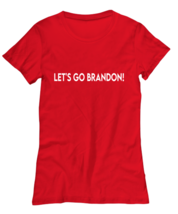 Joe Biden TShirt Let&#39;s Go Brandon Red-W-Tee  - £17.24 GBP