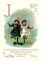 J is for Jumping - Art Print - £17.25 GBP+